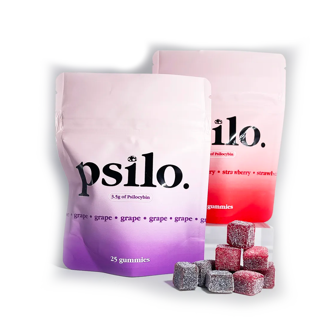 Psilo Gummies 3.5G Mushrooms (25 Gummies each pack)